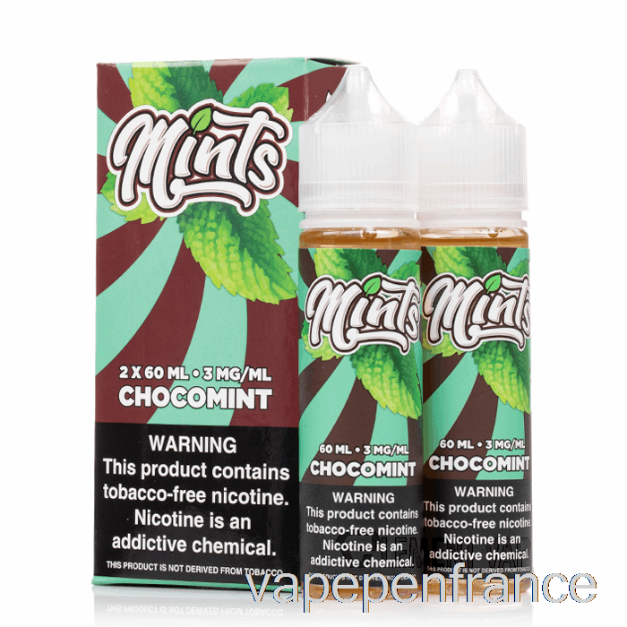 Chocomint - Menthes Vape Co - Stylo Vape 120ml 0mg